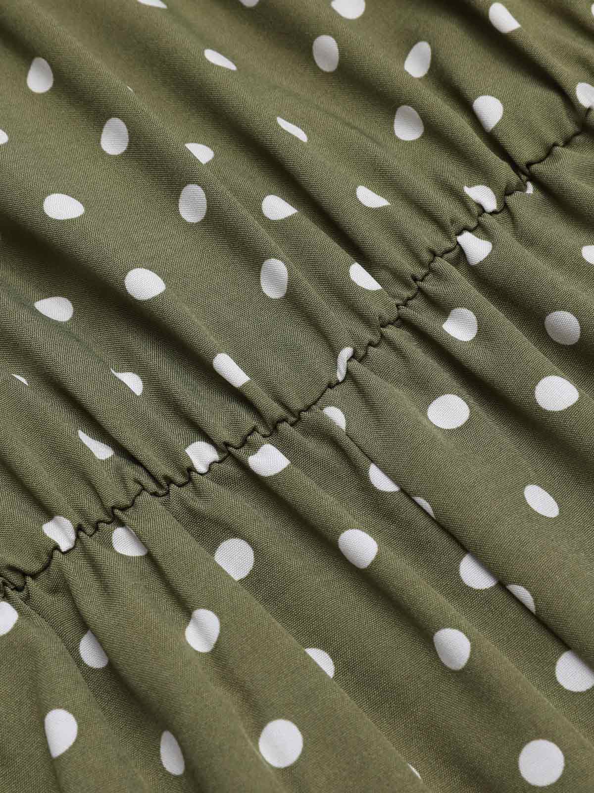 1930s Polka Dot Belt Jumpsuit - Image 8