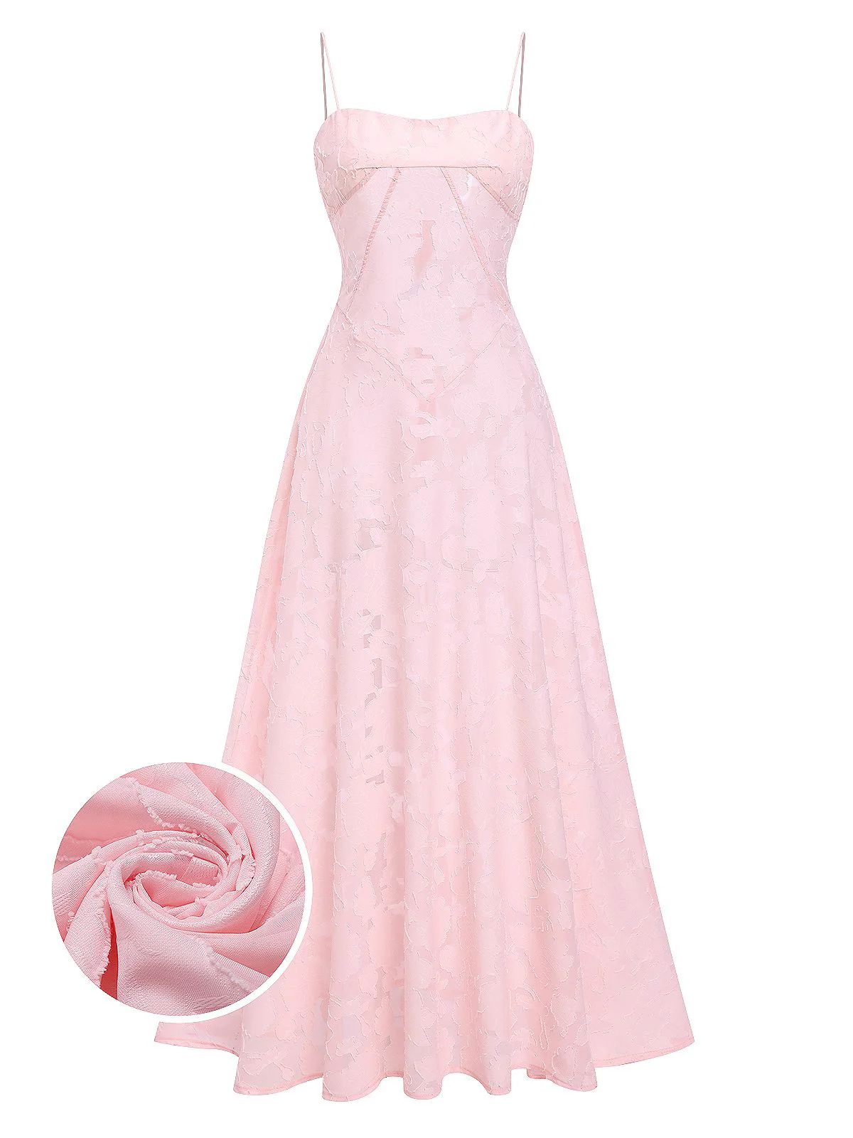 1930s Sexy Sheer Floral Maxi Dress - Image 2