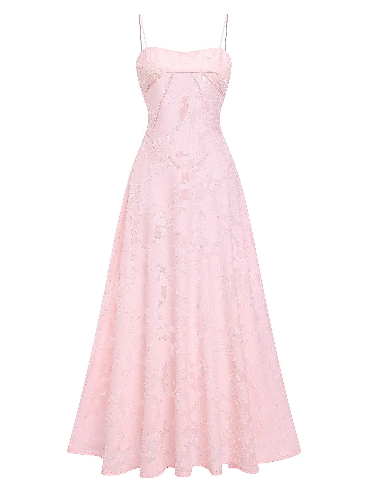 1930s Sexy Sheer Floral Maxi Dress - Image 3