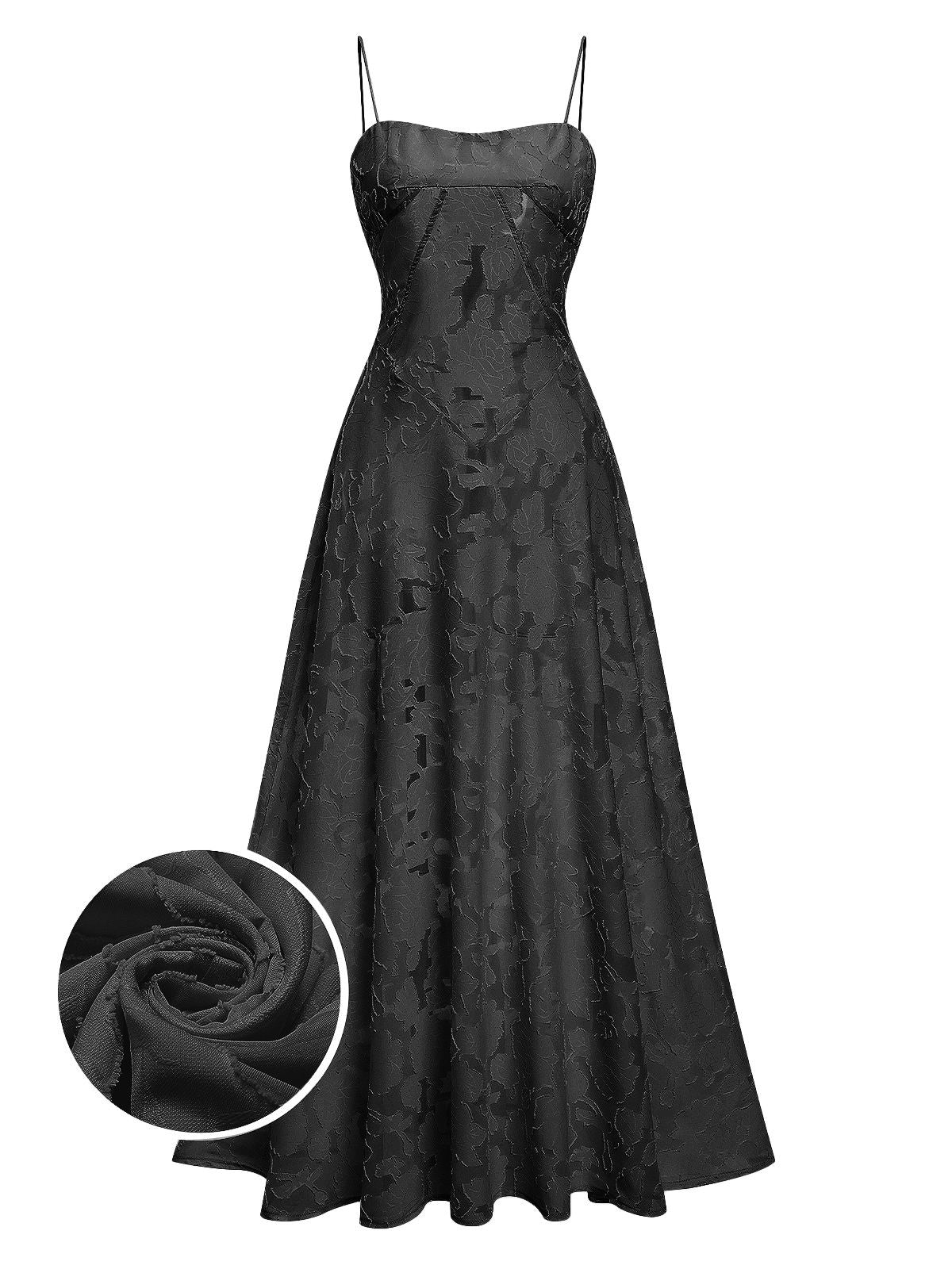 1930s Sexy Sheer Floral Maxi Dress - Image 6