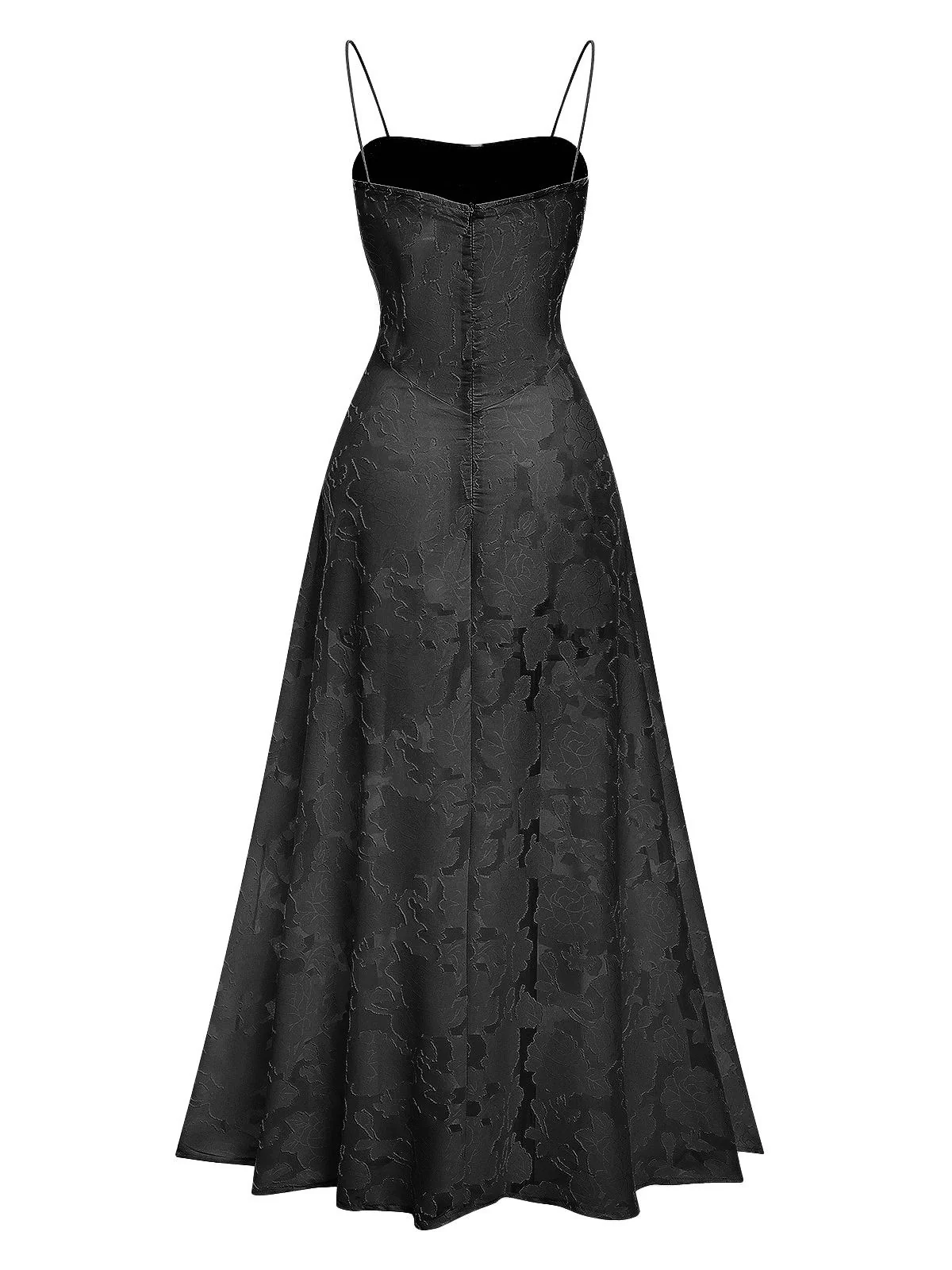 1930s Sexy Sheer Floral Maxi Dress - Image 7