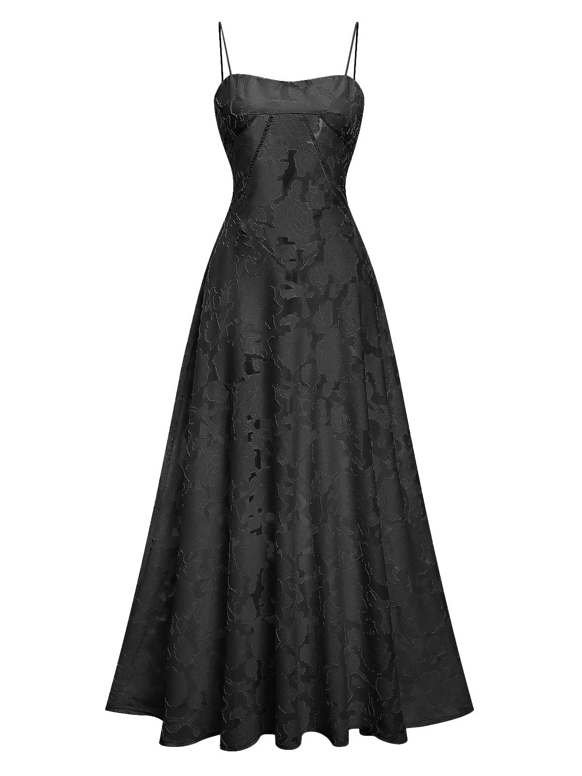 1930s Sexy Sheer Floral Maxi Dress - Image 8