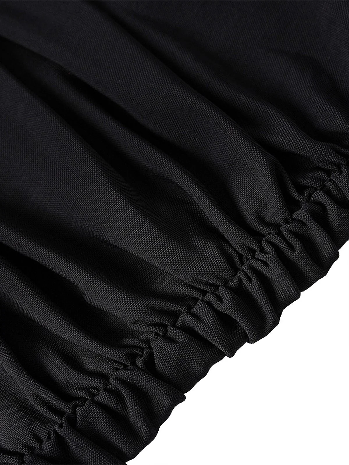 1930s Solid Off-Shoulder Bodycon Maxi Dress - Image 17