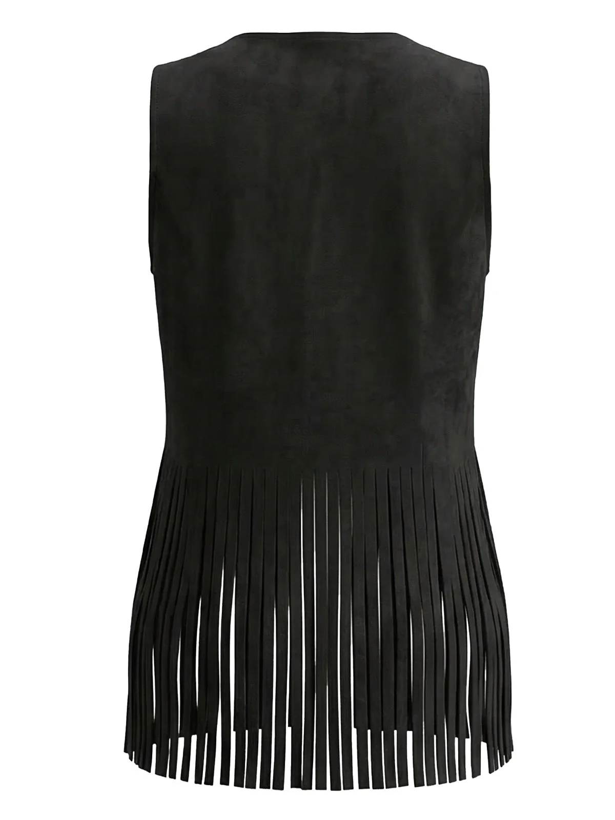 1930s Suede Studded Fringe Western Vest - Image 19