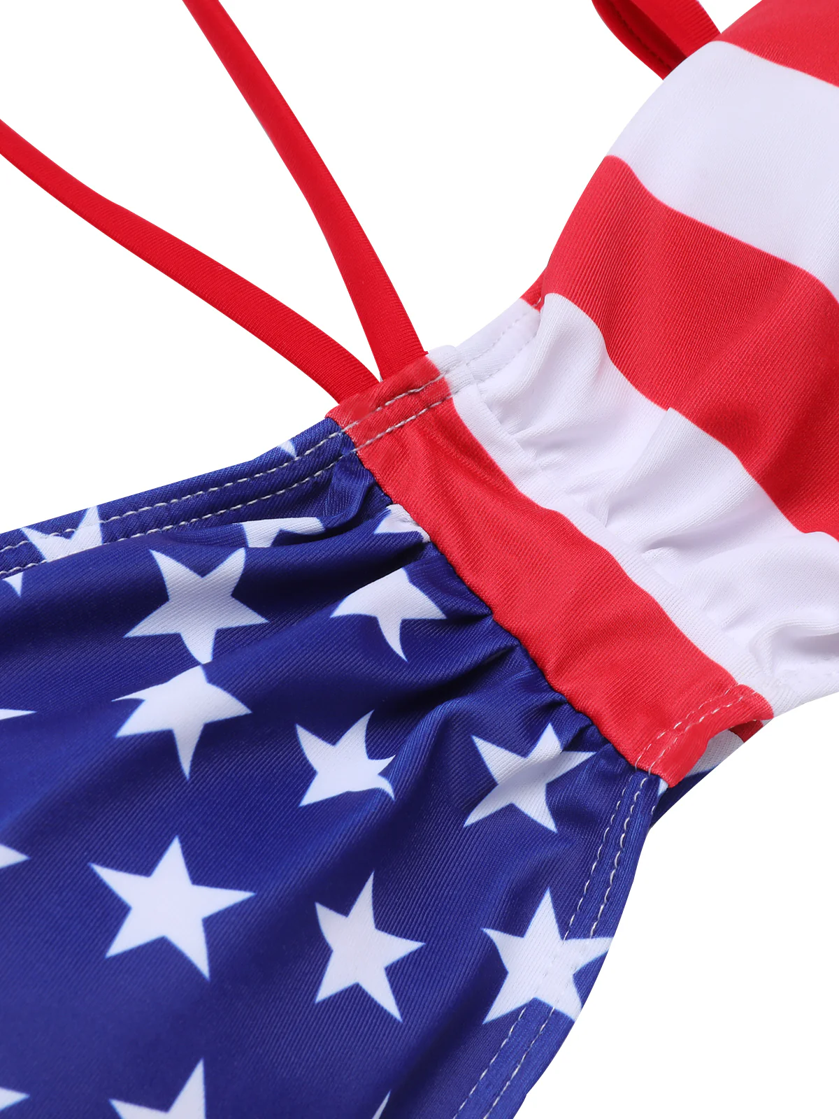 1940s Flag Independence Day Patchwork Swimsuit - Image 6