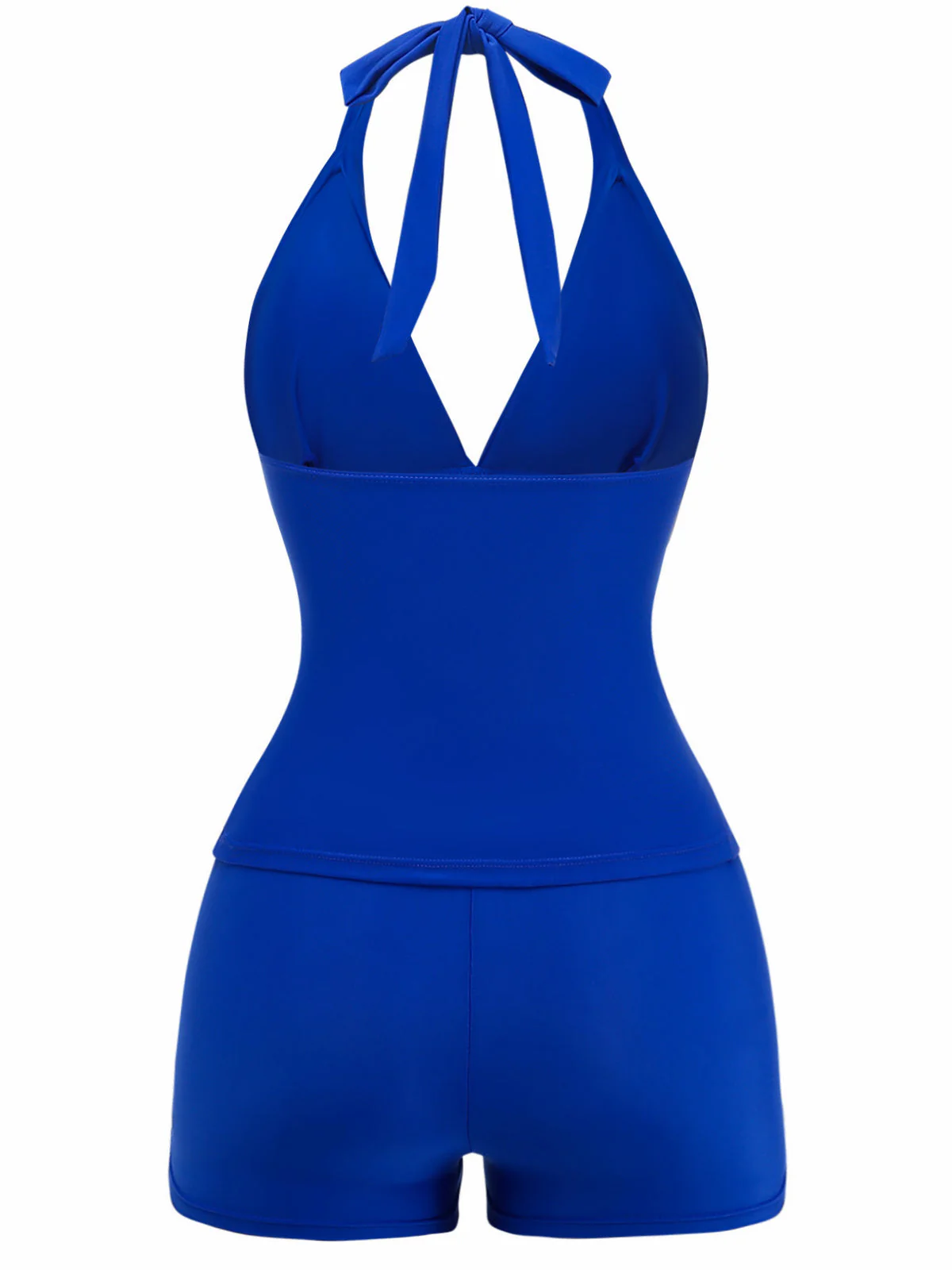 1940s Halter Boy Short Tankini Set - Image 8