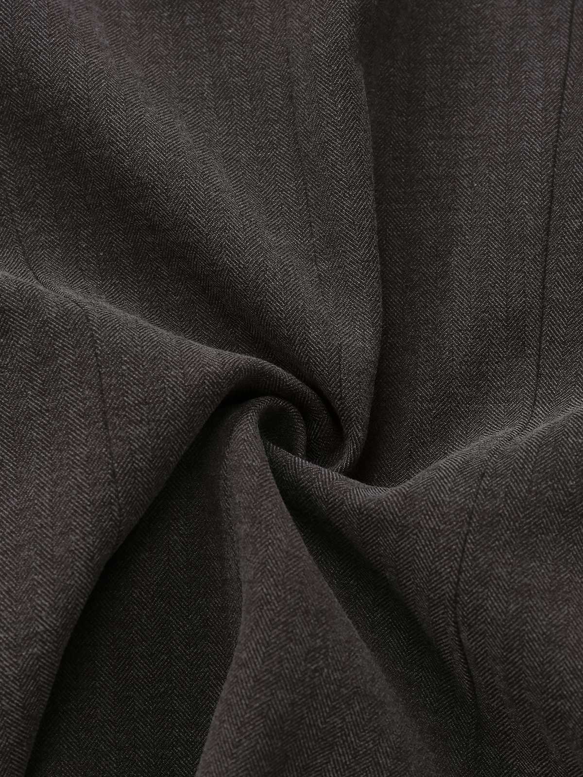 1940s Lapel Belted Jacket With Detachable Cape - Image 8