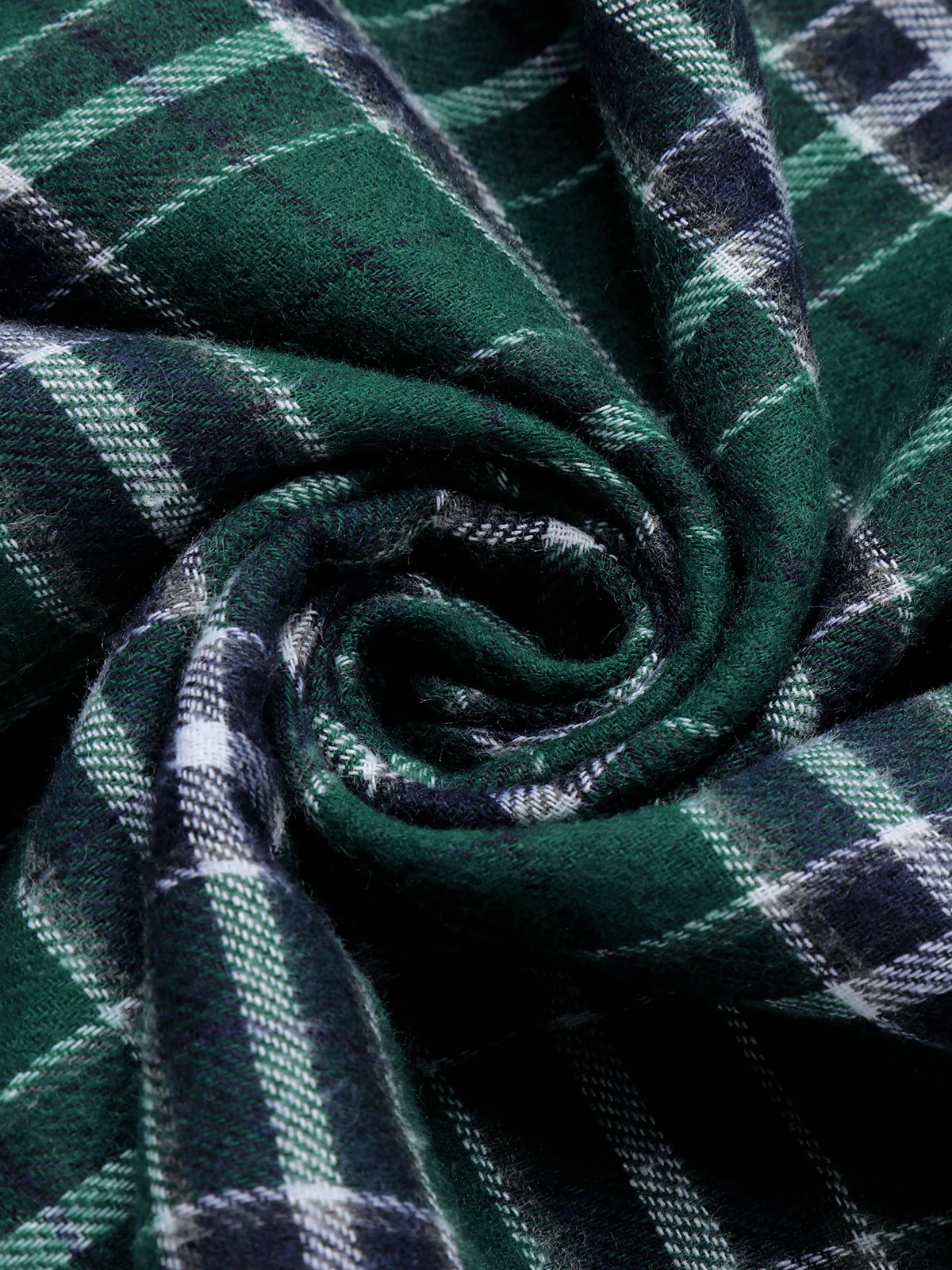 1950s 3/4 Sleeve Plaid Belt Dress - Image 20
