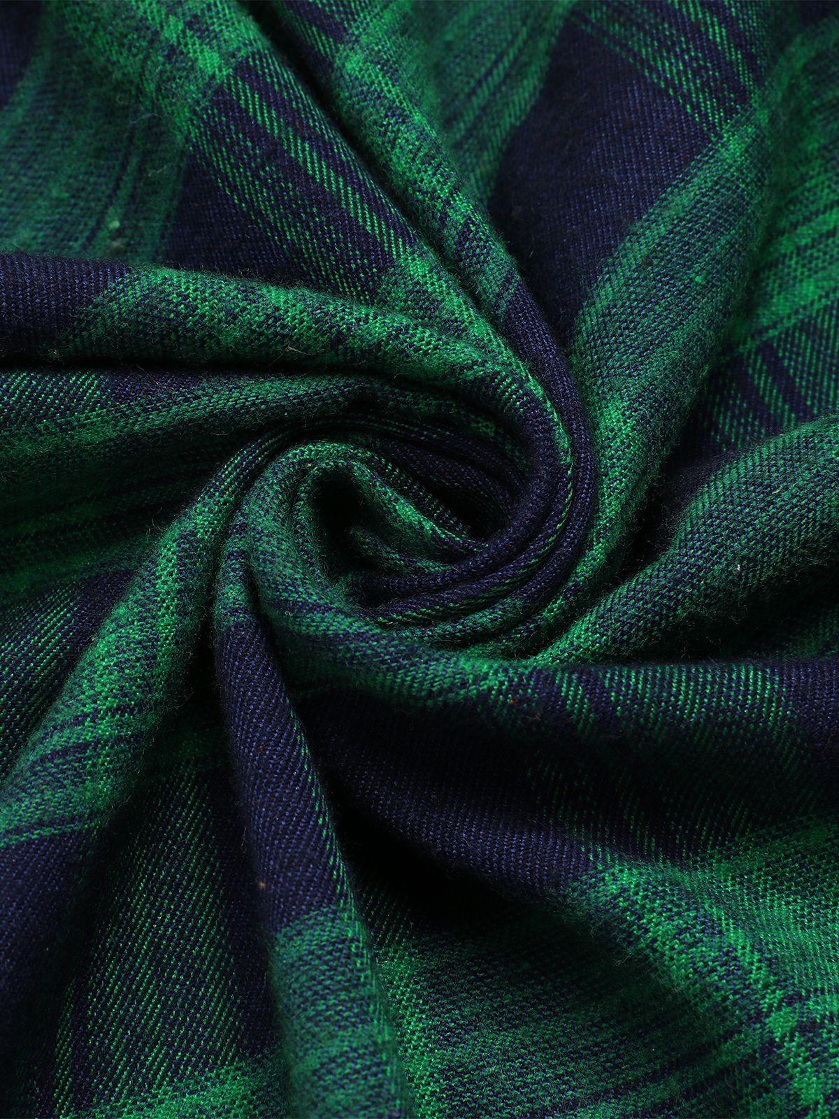 1950s 3/4 Sleeve Plaid Belt Dress - Image 21