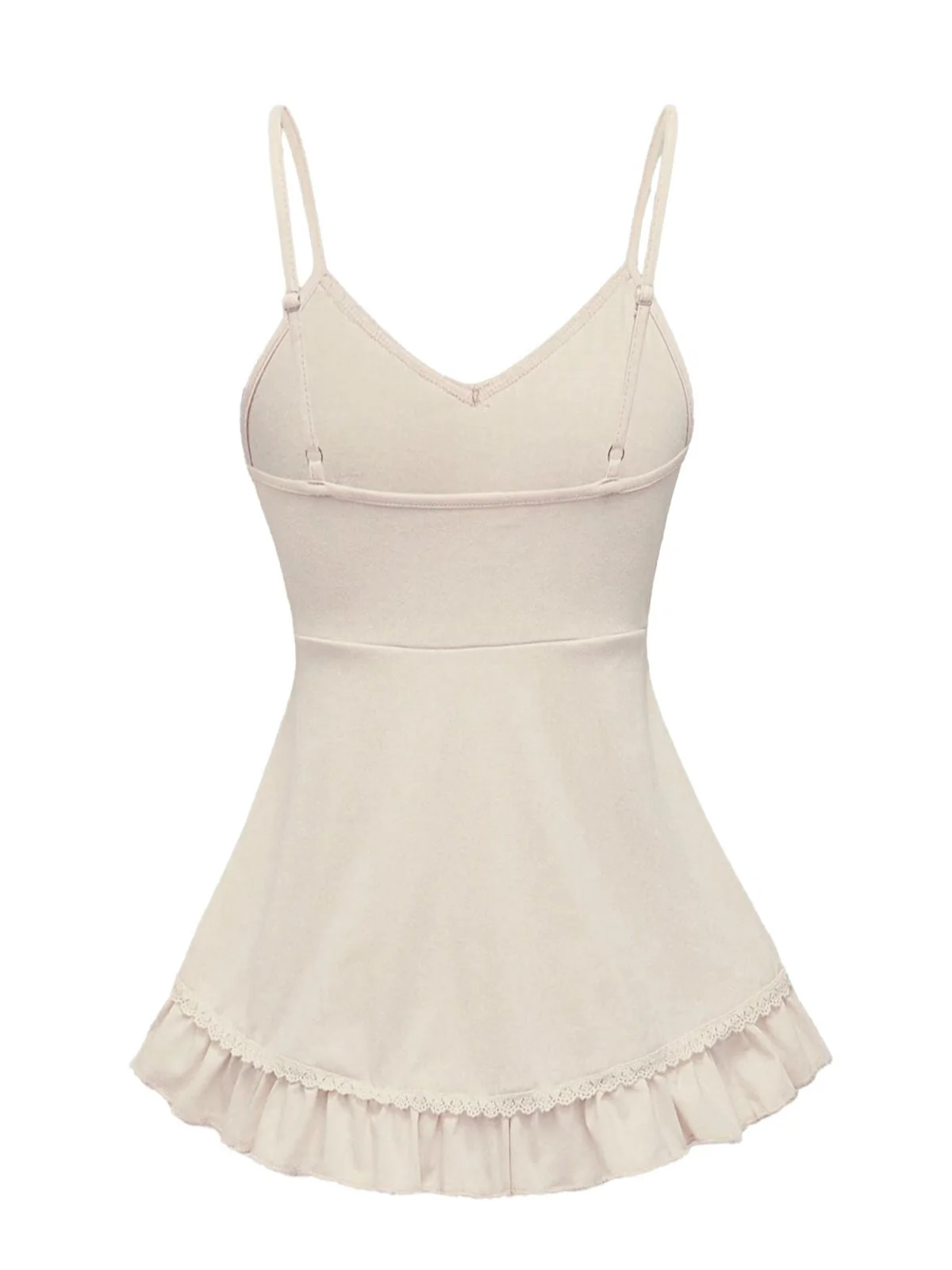 1950s Floral Embroidered Lace Trim Cami Top - Image 9