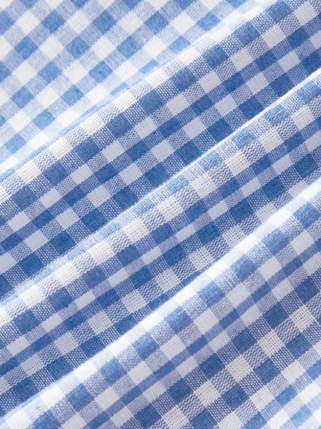 1950s Halter Gingham Plaids Bow Romper - Image 10