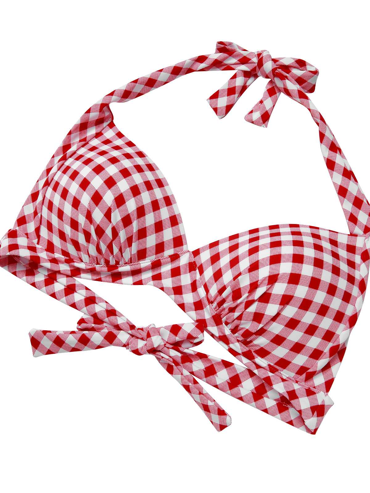 1950s Halter Plaids Lace-Up Swimsuit - Image 18