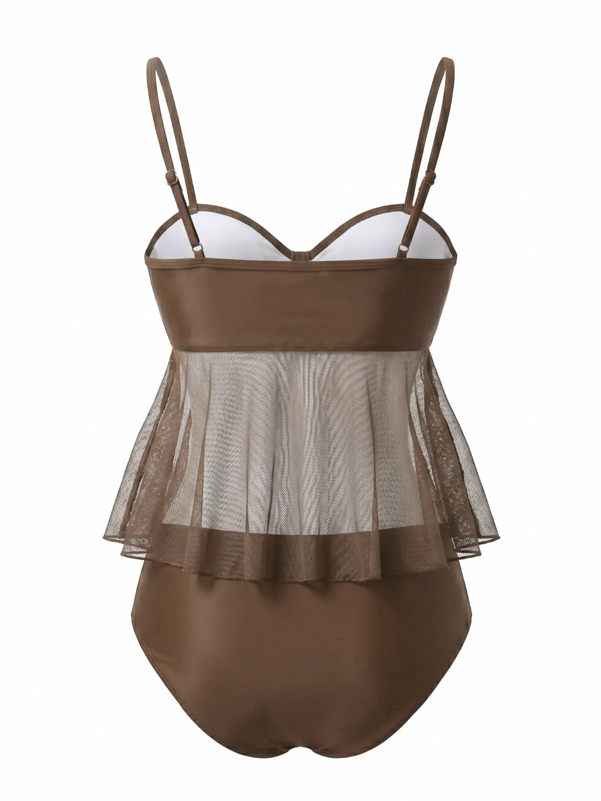 1950s Mesh High Waist Bow Tie Tankini Set - Image 15