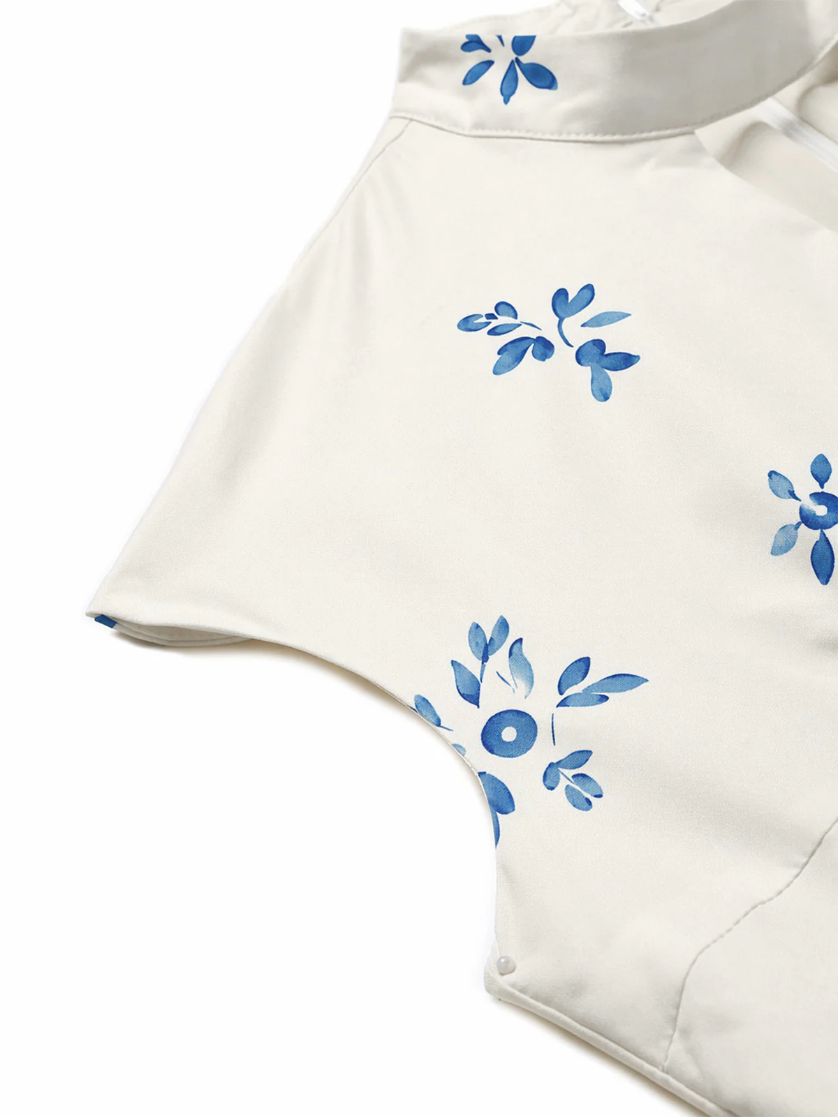 [Pre-Sale] 1950s Mock Neck 3D Rosette Polka Dot Mesh Dress - Image 6