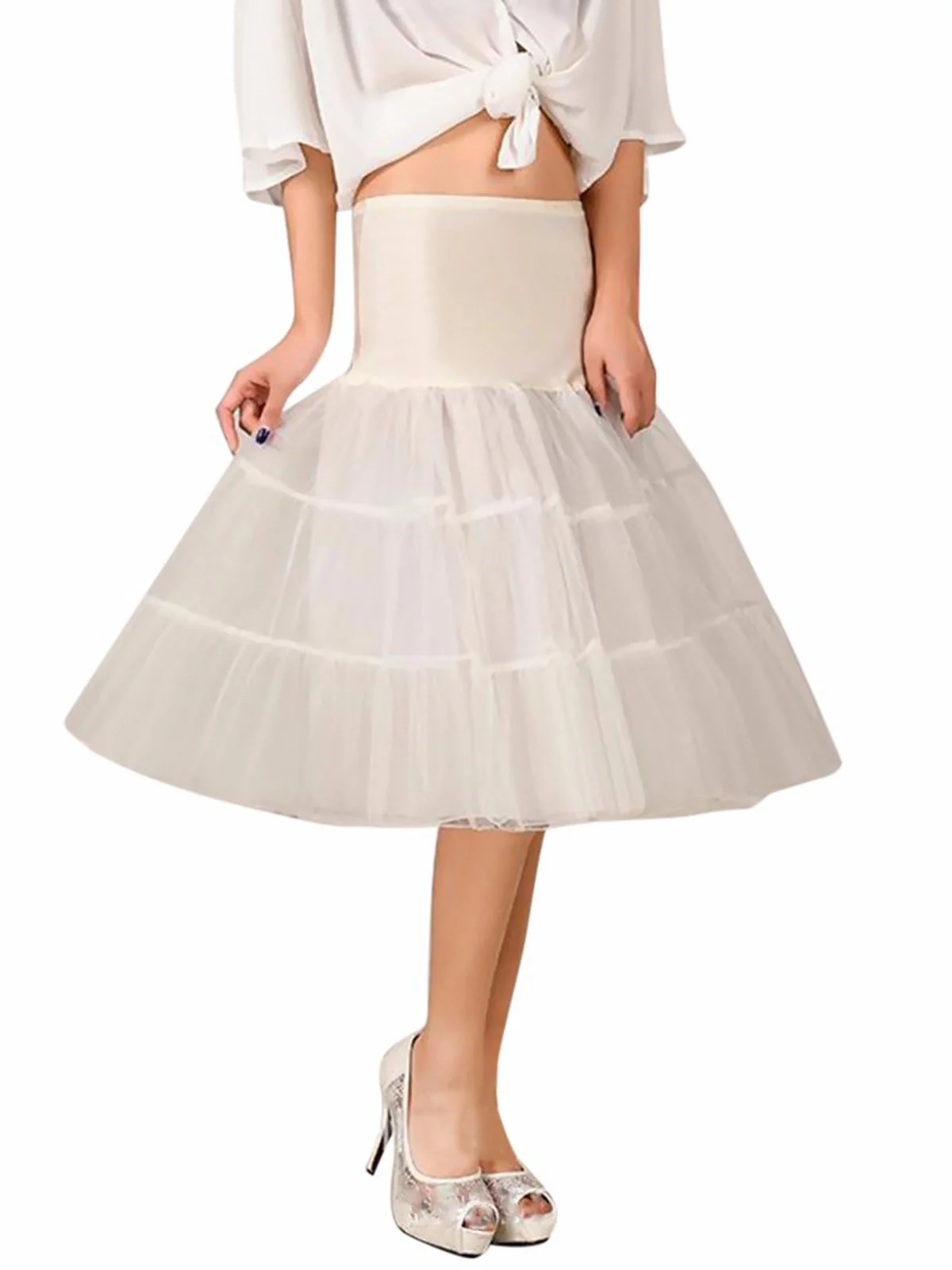 1950s Solid Petticoat Underskirt - Image 3