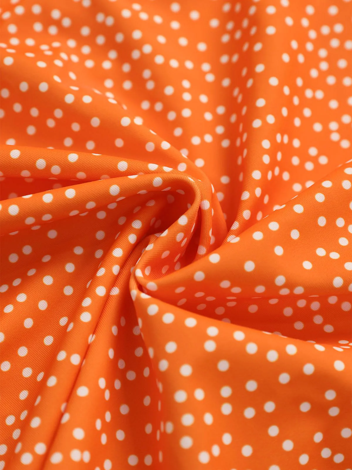 1950s Polka Dot High-Waist Bikini Set & Cover-Up - Image 8