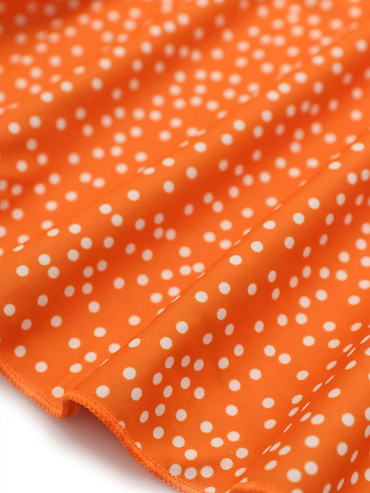 1950s Polka Dot High-Waist Bikini Set & Cover-Up - Image 9