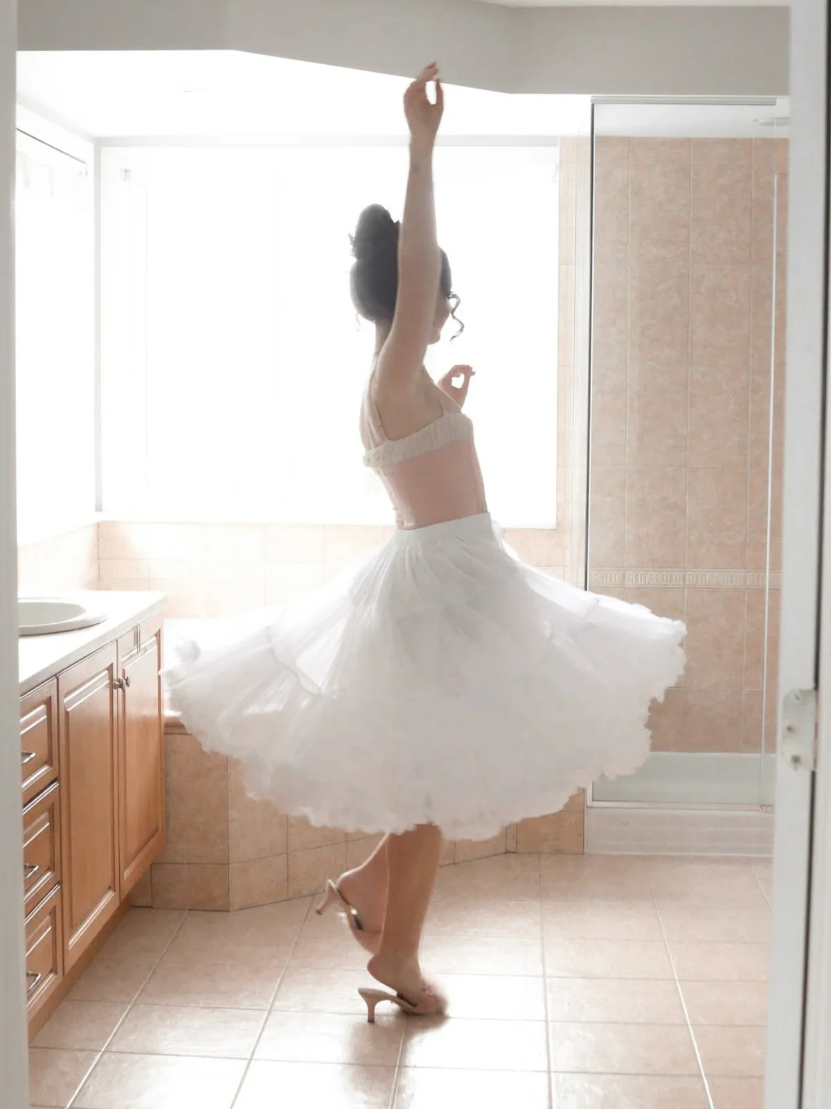 1950s Ruffles Petticoat Underskirt