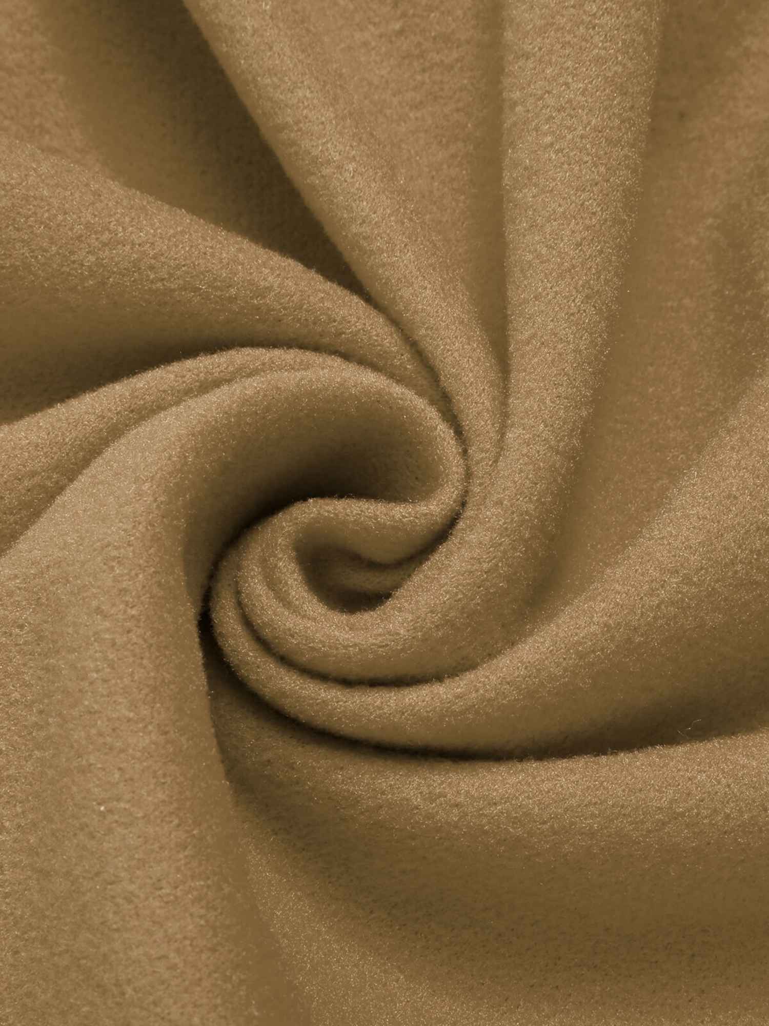 1950s Solid Color Lapel Slim Coat - Image 24