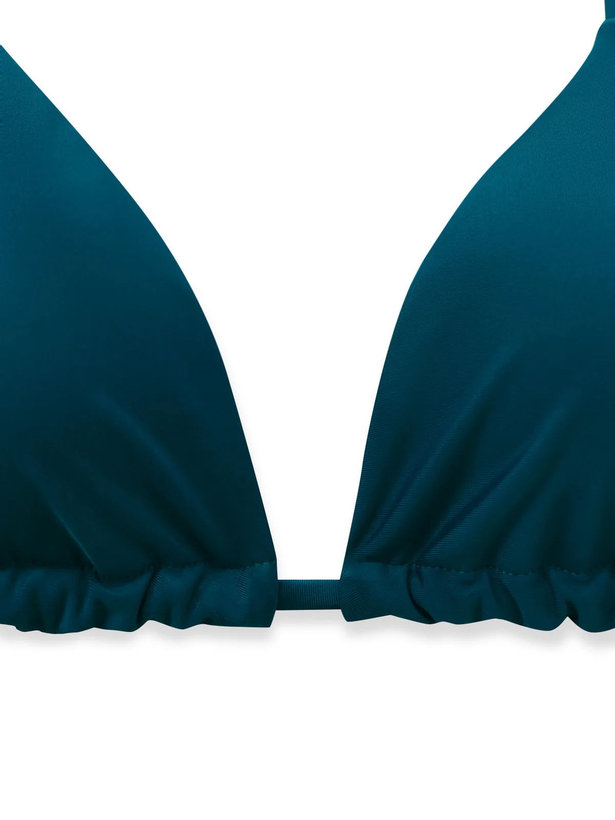 1950s Solid Halter Bikini Set & Shimmer Cover-Up - Image 4
