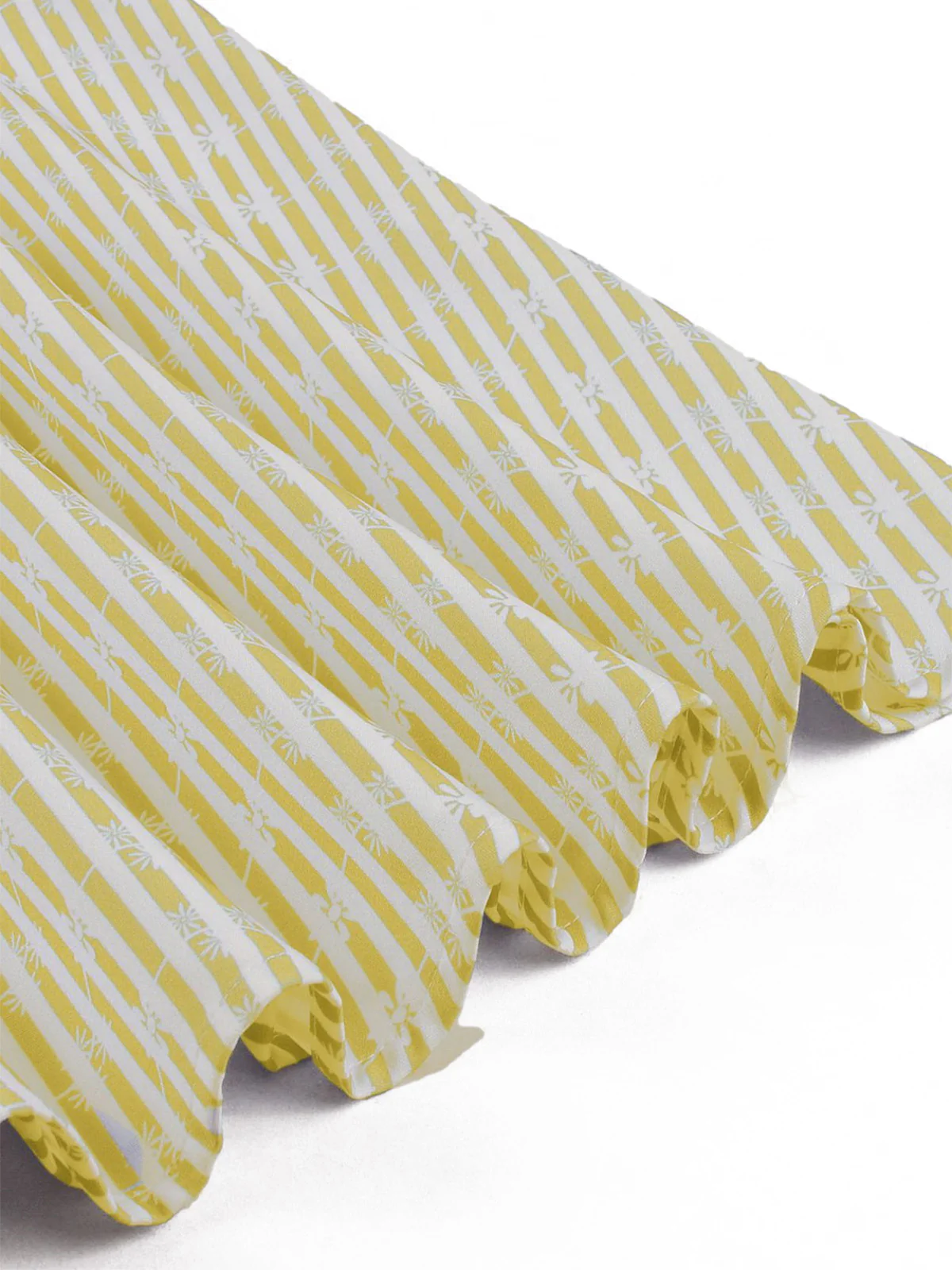 1950s Striped Halter Tie Neck Swing Mini Dress - Image 5