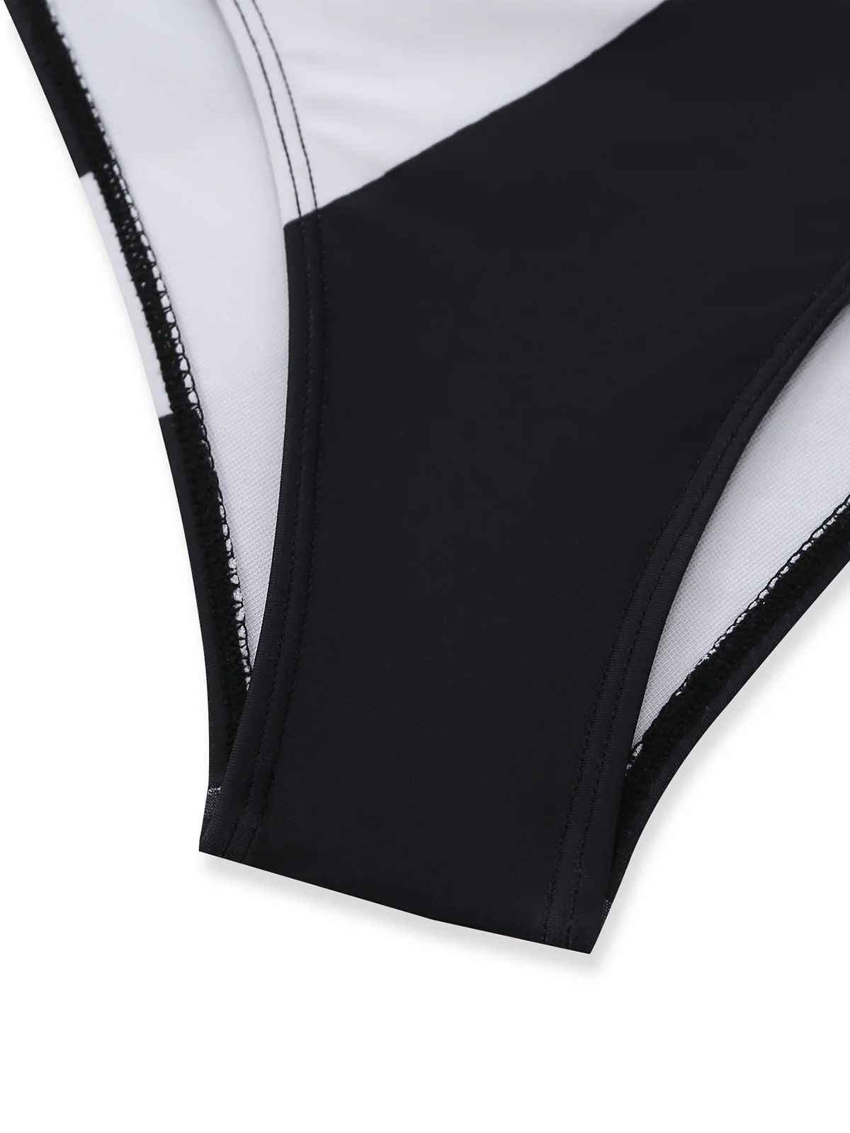 [Pre-Sale] 1960s One-Shoulder Zebra Print Cutout One-Piece Swimsuit - Image 5