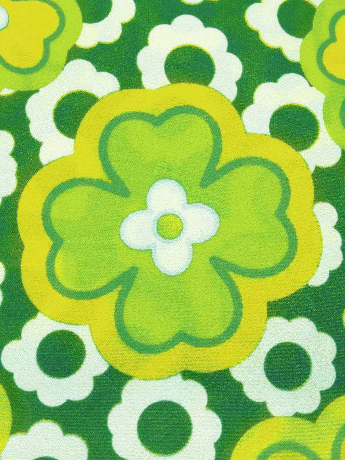 1960s Tie Neck Floral Sleeveless Top - Image 13