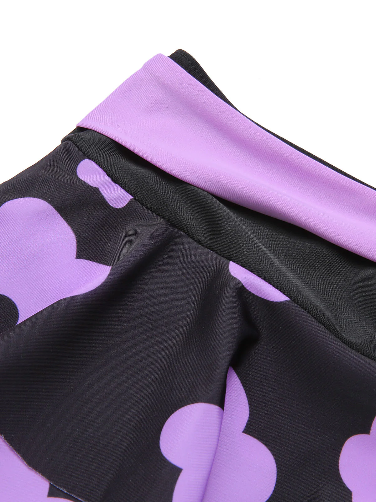 1970s Color Block Floral Halter Swimsuit - Image 8