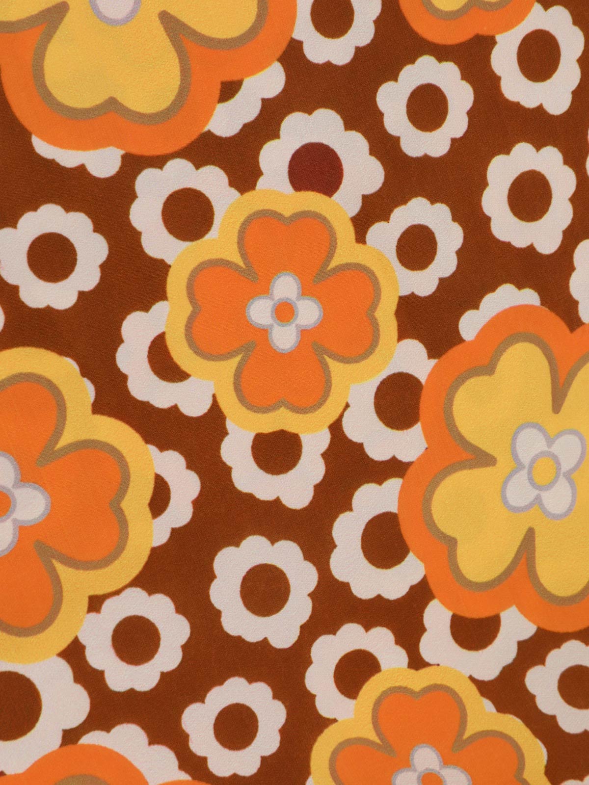 1970s V-Neck Floral Belted Sleeveless Jumpsuit - Image 8