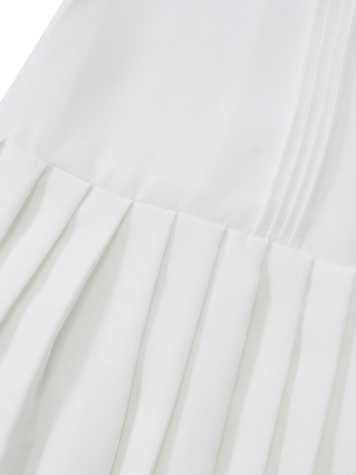 1980s Solid Spaghetti Strap Mini Dress - Image 8