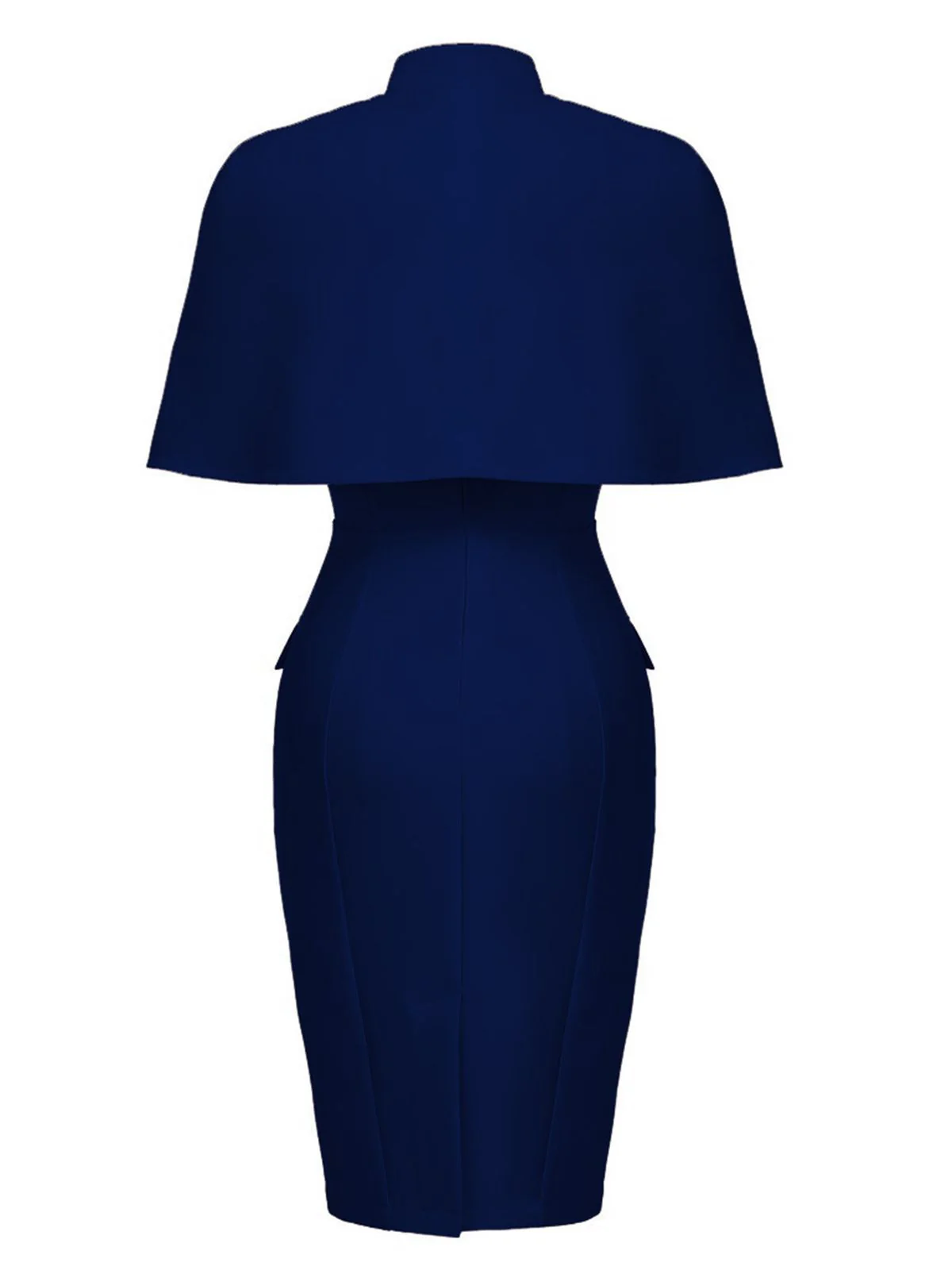 2PCS 1960s Button Work Pencil Dress - Image 6