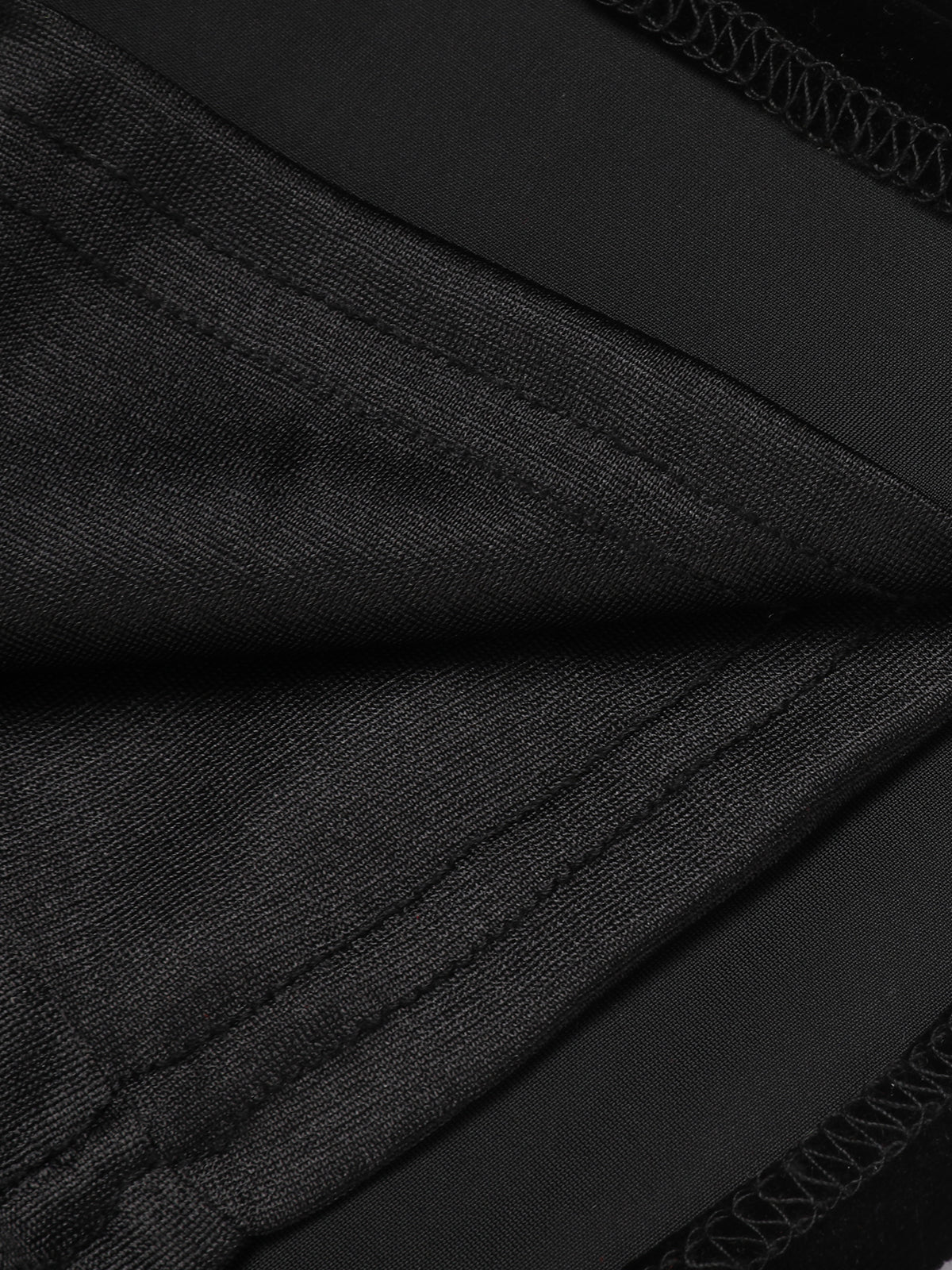 2PCS Black 1960s Solid Dress & Plush Cape - Image 12