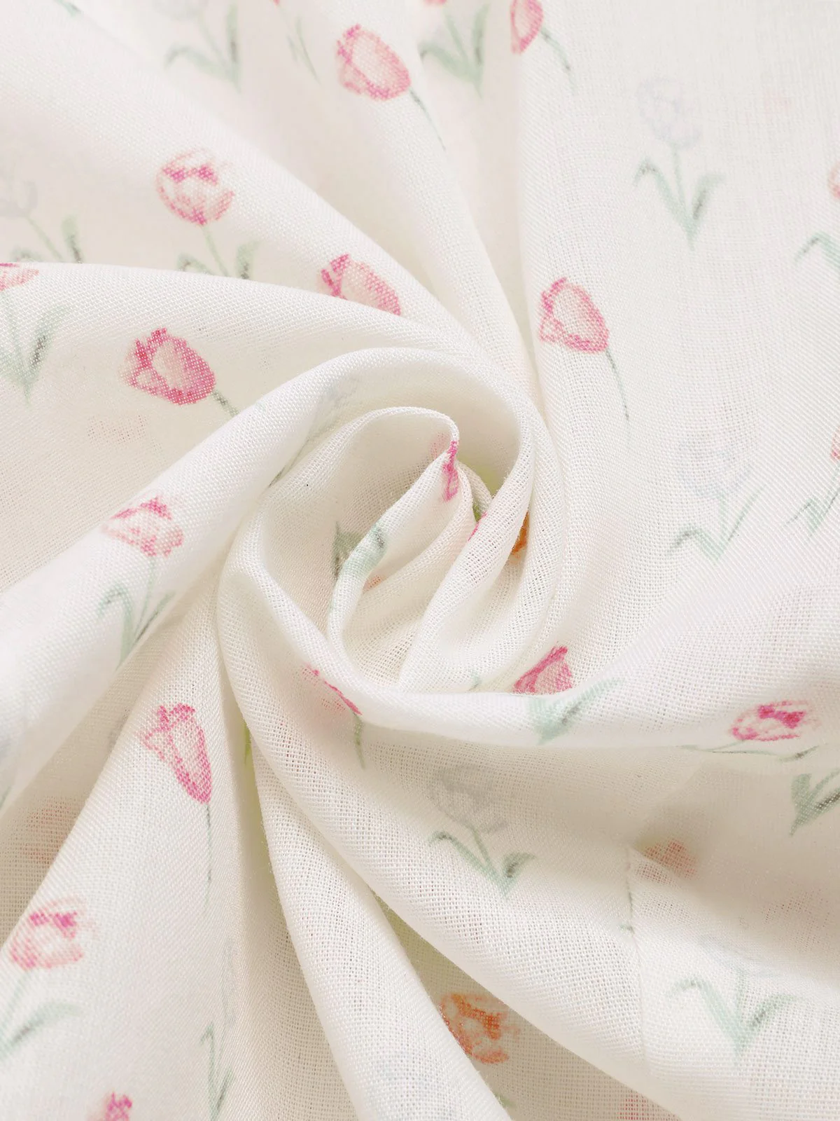 2PCS Pink 1950s Tulip Blouse & Rose Button Pants - Image 10