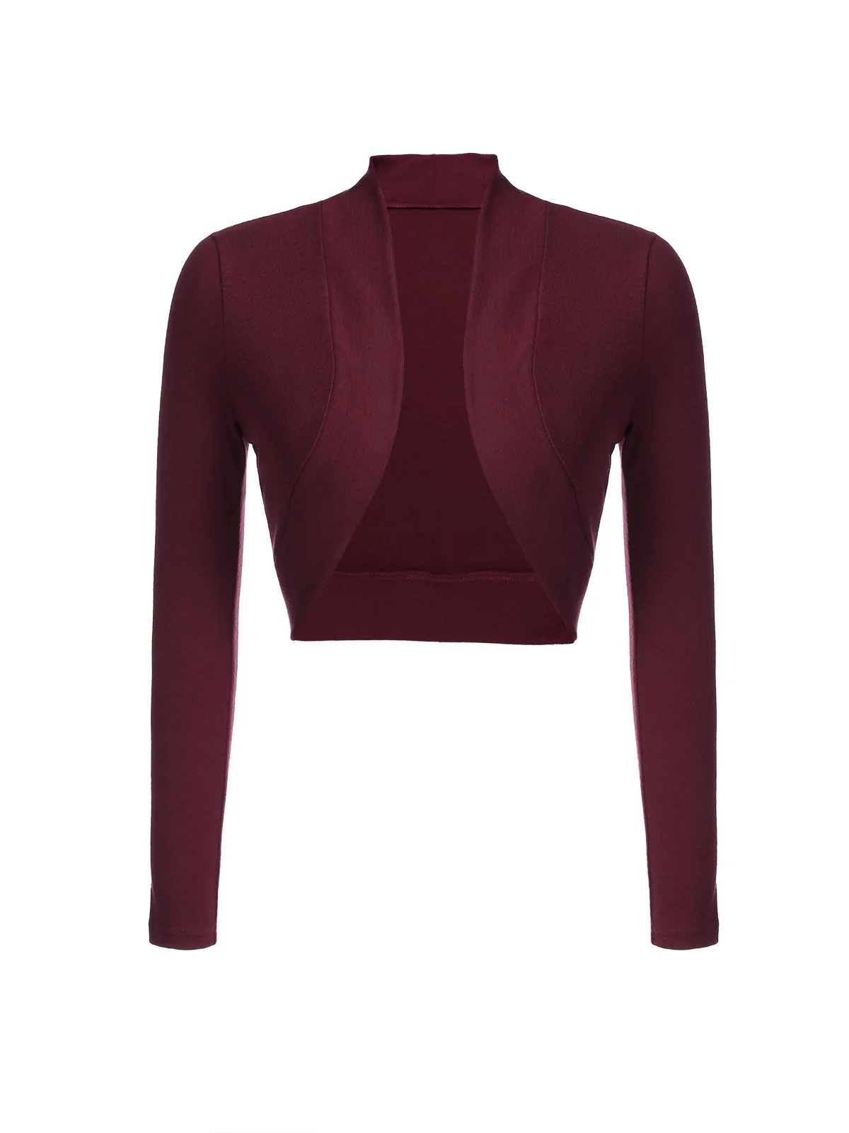 2PCS Wine Red 1960s Velvet Bodycon Dress - Image 6