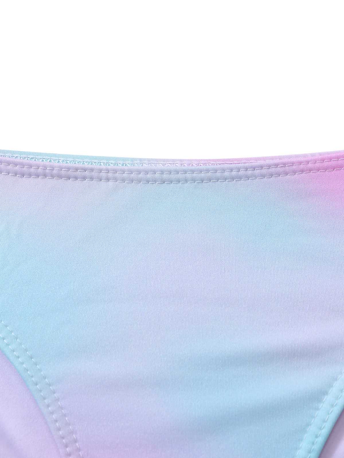 [Pre-Sale] 3PCS Y2K Halter Ombre Bikini Set & Cover-Up - Image 6