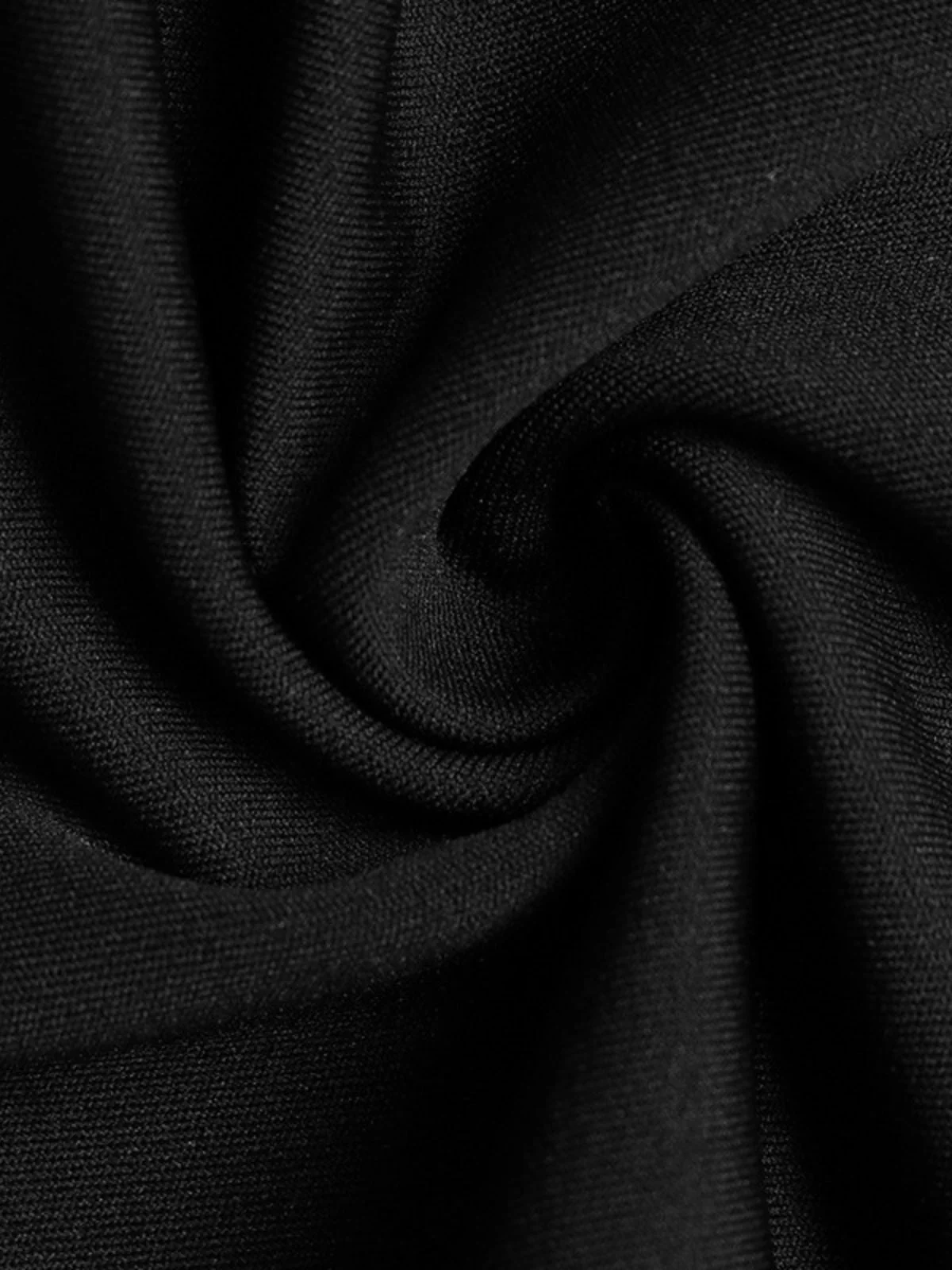 Black 1930s V-Neck Sleeveless Belted Wide Leg Jumpsuit - Image 8