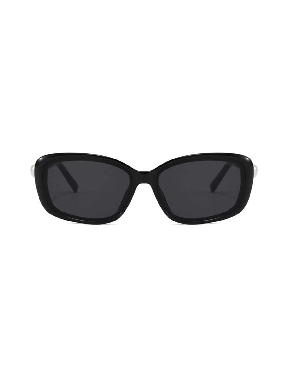 Black Pearl Vintage Square Frame Sunglasses - Image 2