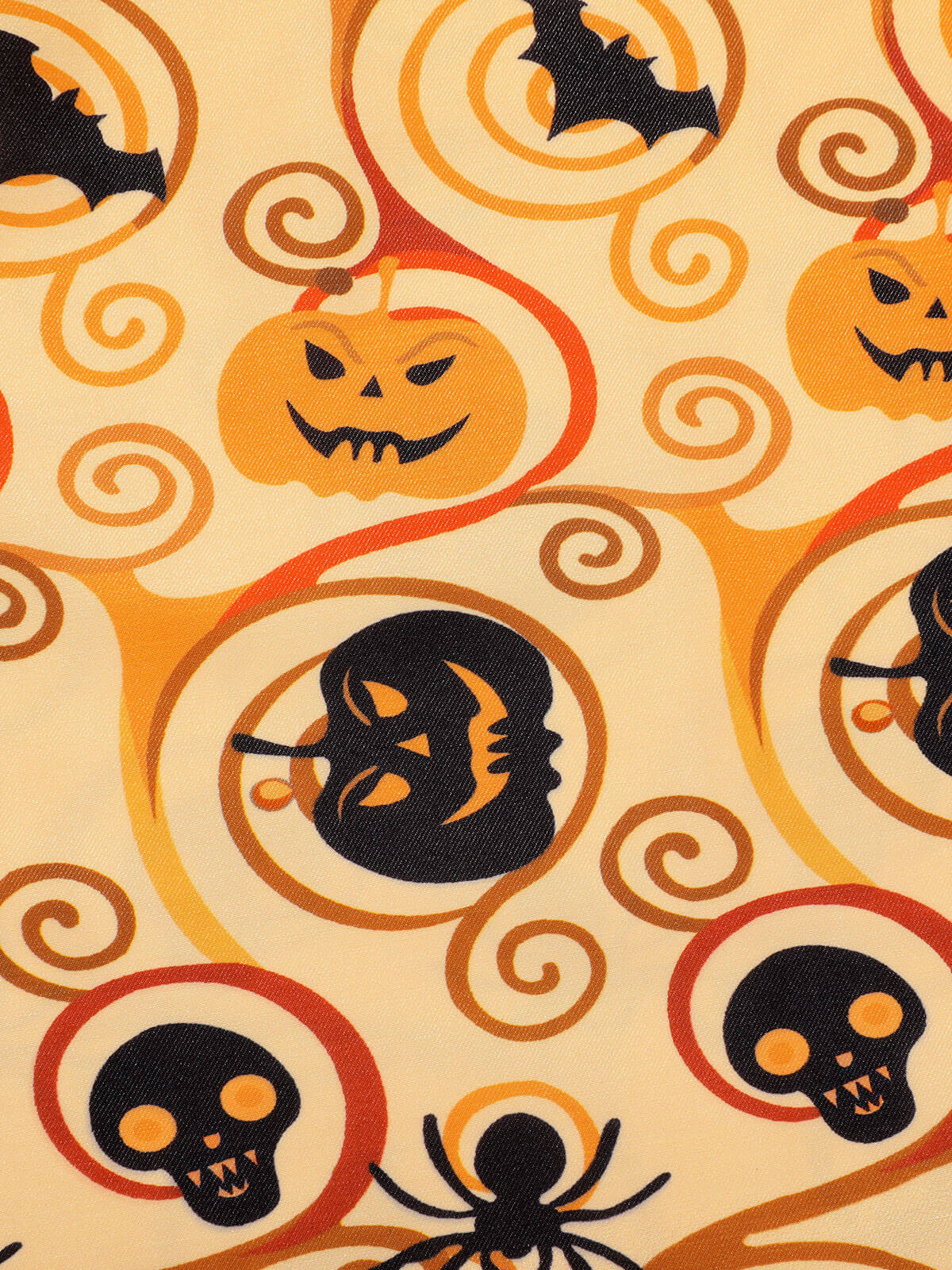 Black & Yellow 1950s Pumpkin Bat Spider Dress - Image 7