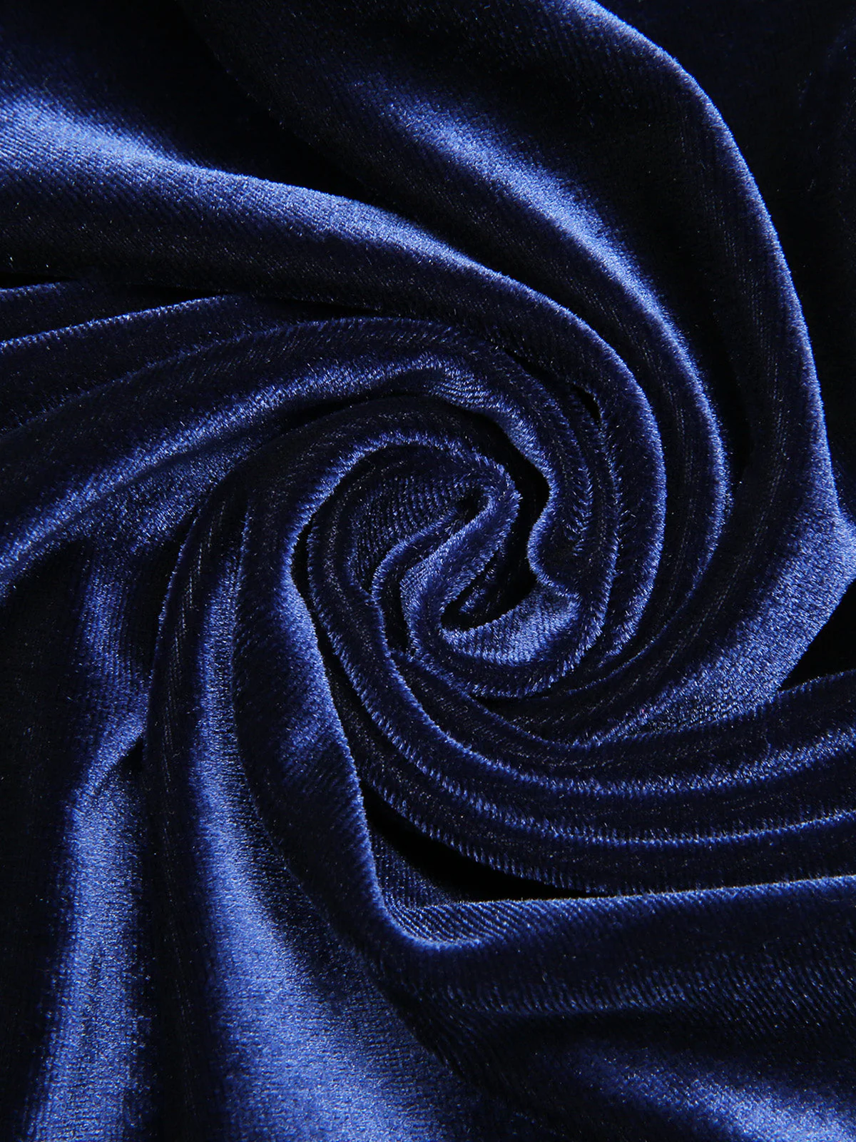Blue 1960s 3D Butterfly Velvet Pencil Dress - Image 8