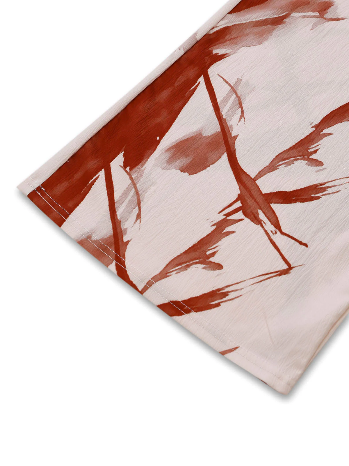 Brown 1930s Sleeveless Halter Abstract Floral Print Jumpsuit - Image 7