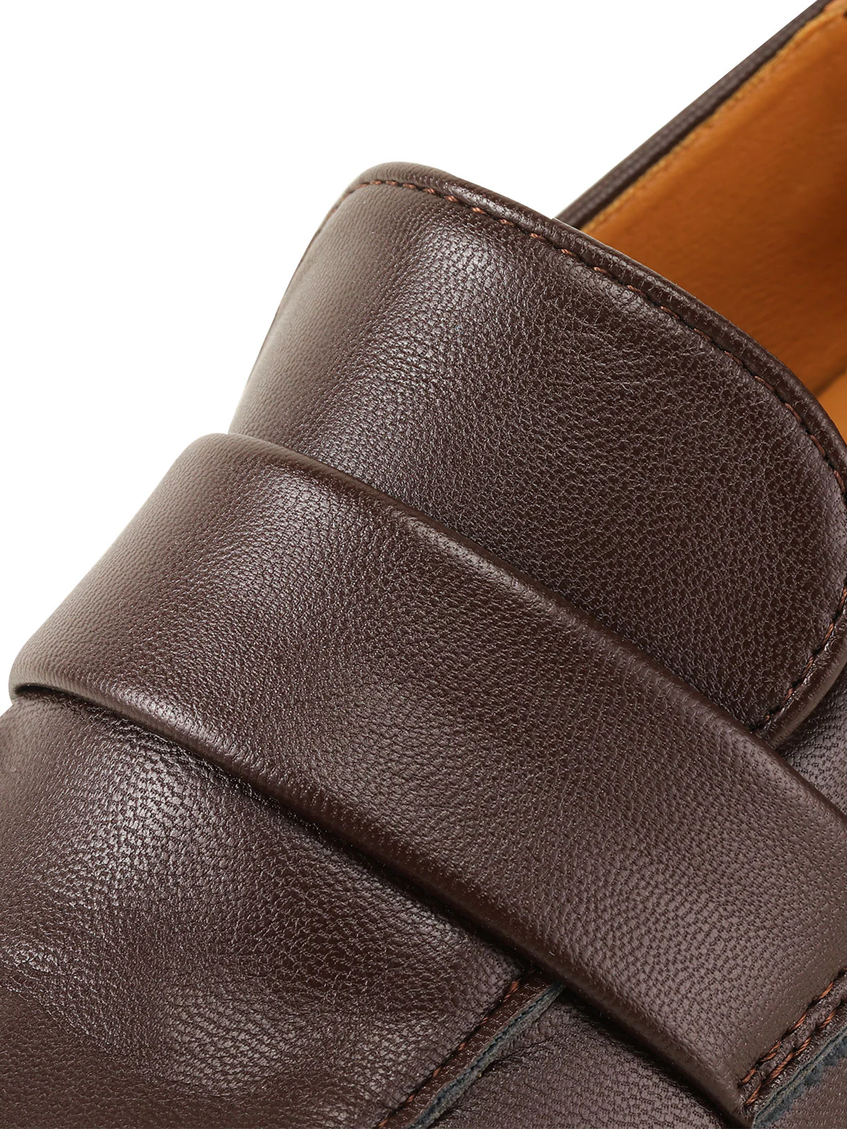 Brown Retro Square Toe Chunky Heels - Image 5