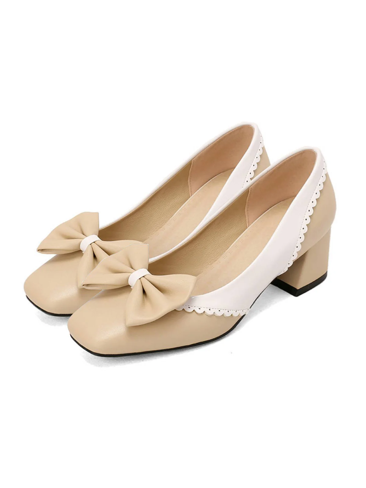 Retro Mary Jane High Heel Shoes - Image 3