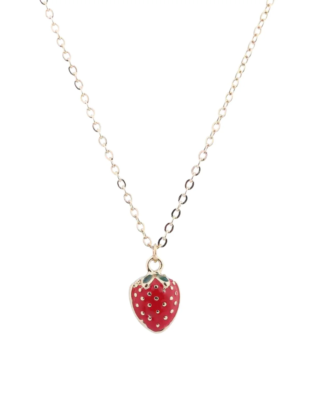 Cute Strawberry Pendant Necklace