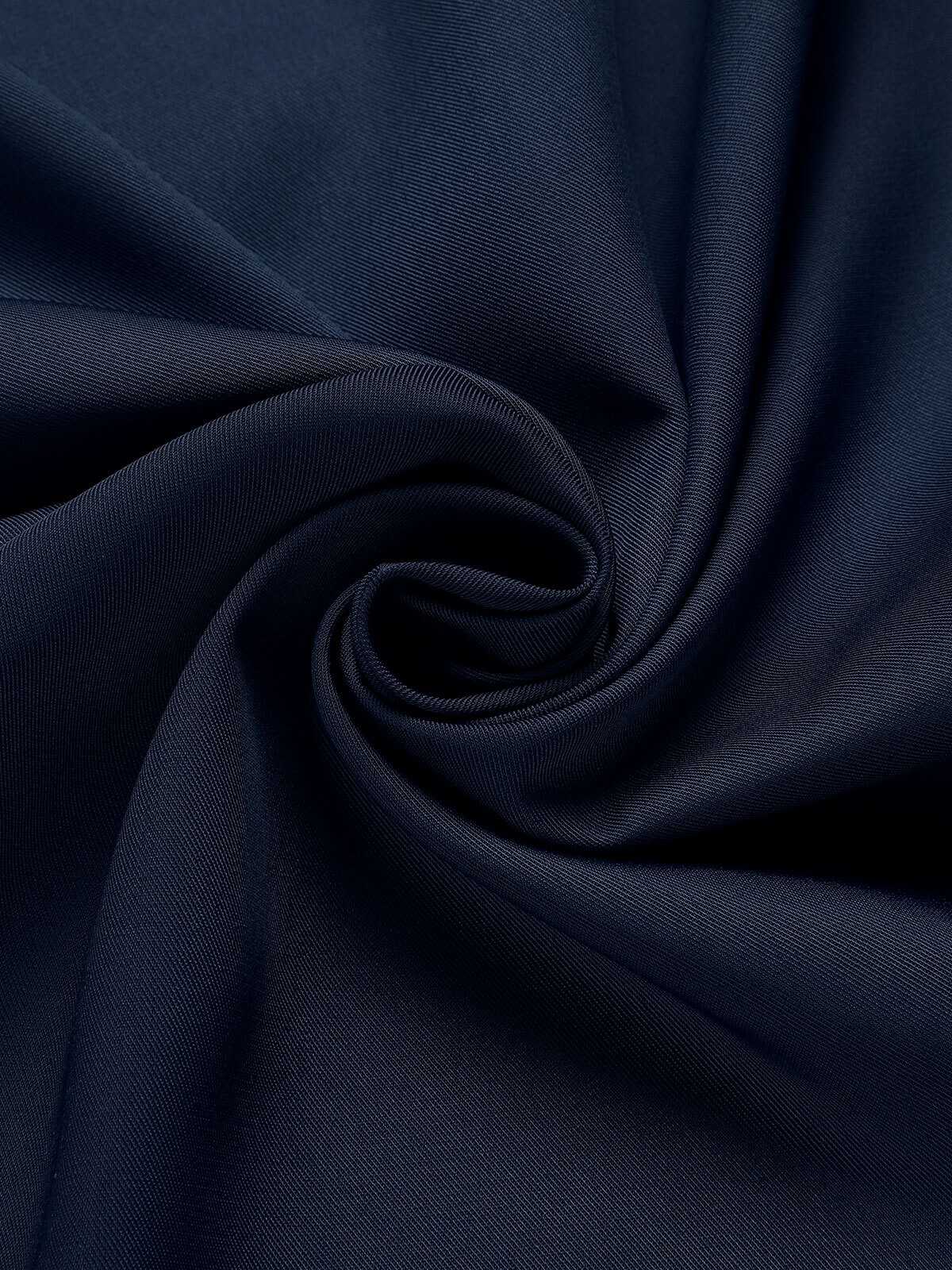 Dark Blue 1950s Sailor Style Double Breasted Dress - Image 8