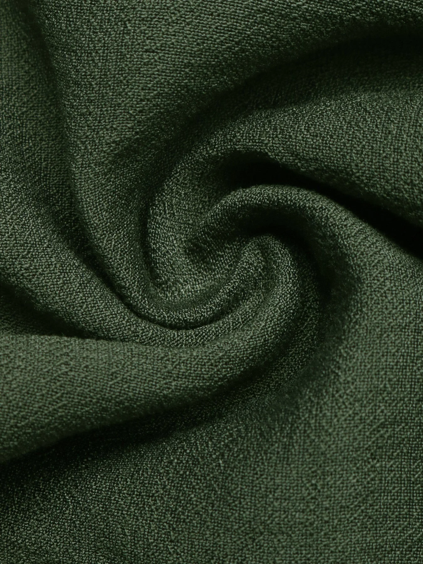Green 1930s Lace Patchwork V-Neck Smocked Dress - Image 6