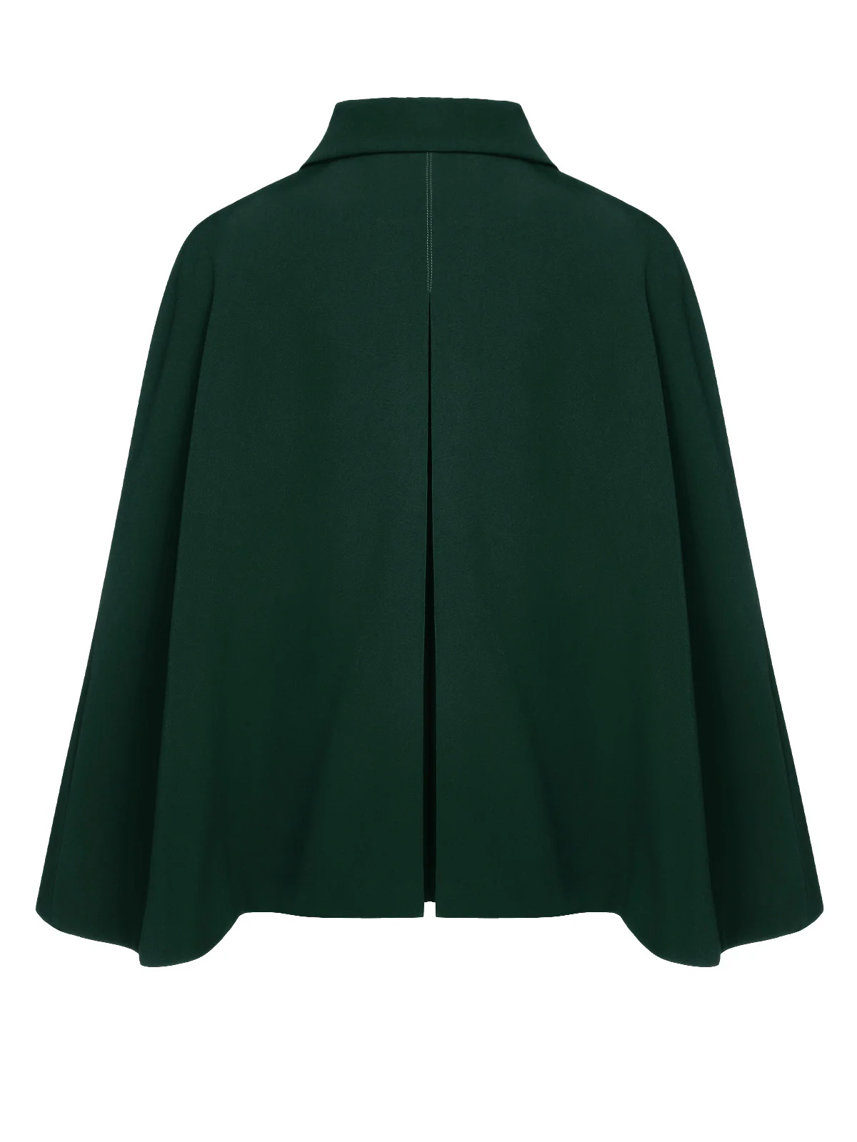 Camel Color 1940s Lapel Cape Coat - Image 10