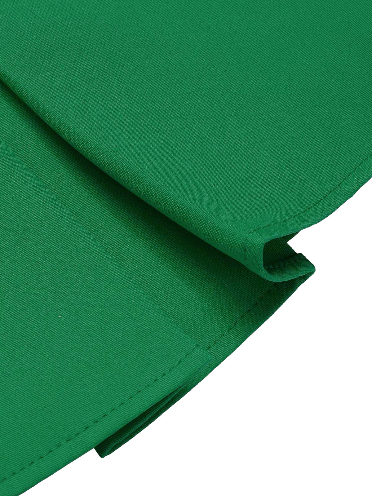 [Pre-Sale] Green 1960s Button Solid Belted Skirt - Image 7