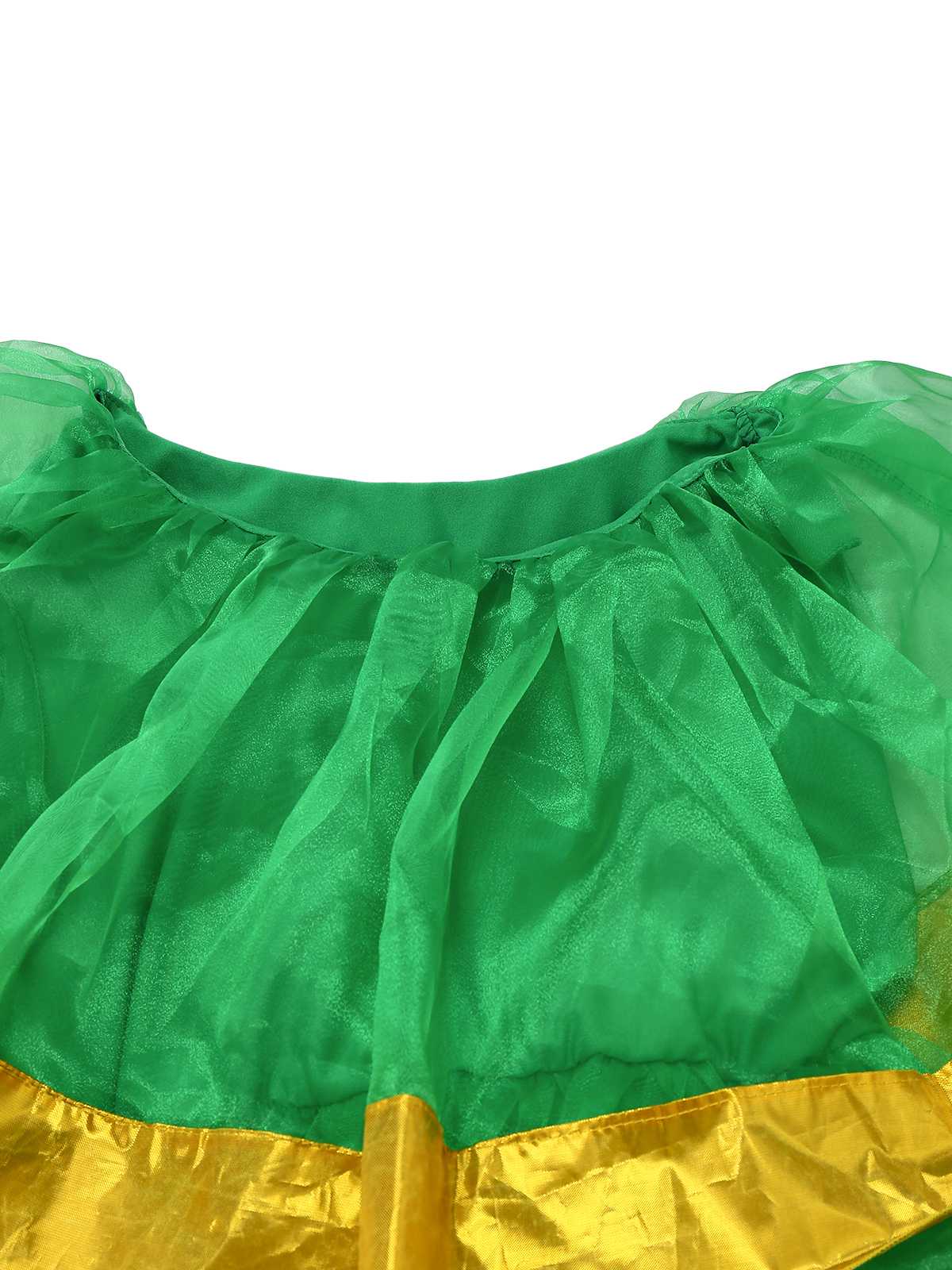 Green Christmas Tree Costume With Bell - Image 9