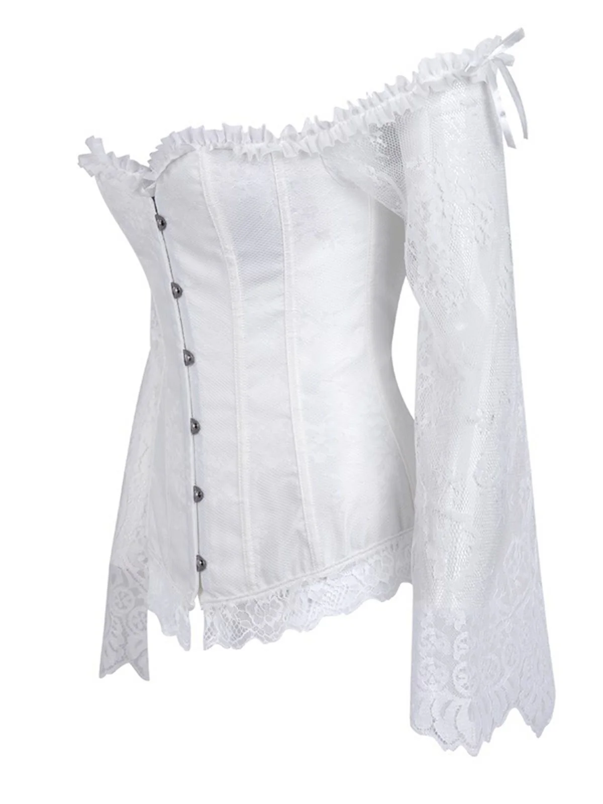 Halloween Steampunk Lace Patchwork Corset - Image 5