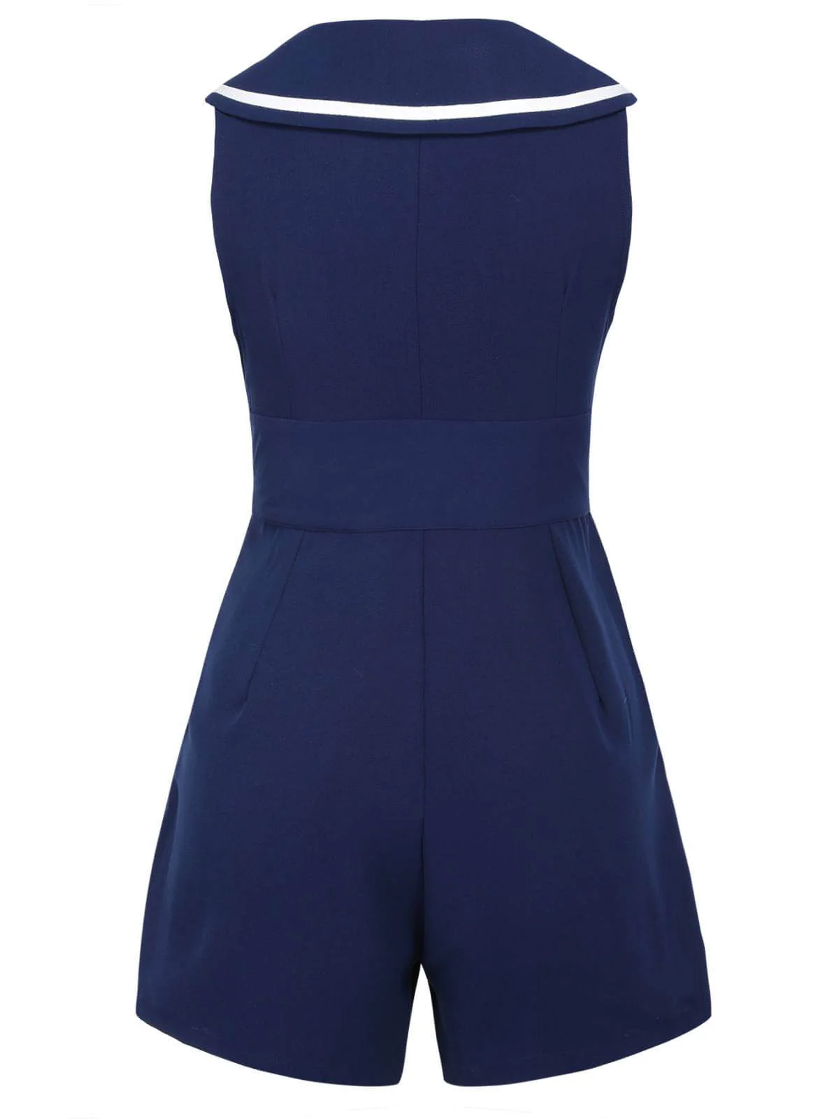 [Pre-Sale] Navy Blue 1950s Sailor Collar Romper - Image 6